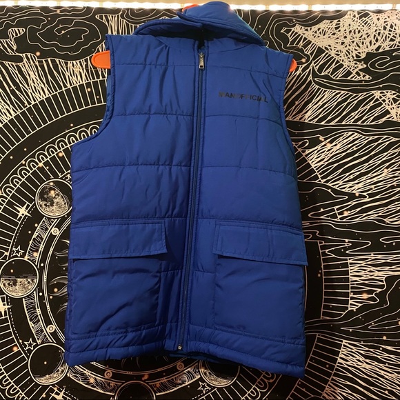 Blue Vest with Hood - Picture 3 of 4